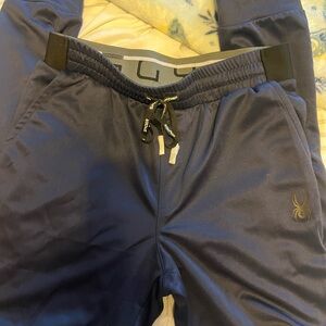Spyder Men's Navy Joggers with Black Accents